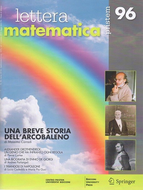 [Articolo su Lettera Matematica Pristem]